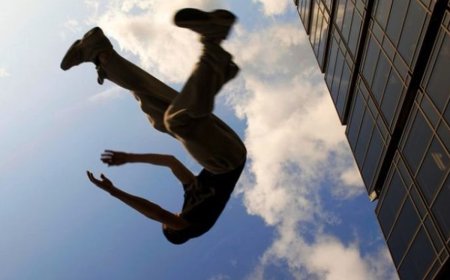 هرباً من زوجته .. قفز من الدور الرابع.. ما القصة ؟