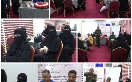 إطلاق دورة تدريبية لتعزيز السلامة المجتمعية في عدن