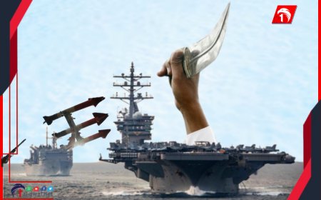  إسرائيل تؤكد وأمريكا ام تعلق!.. الحوثي يعلن استهداف (إسرائيل) وحاملة الطائرات (ترومان)