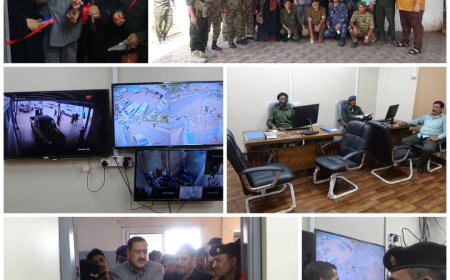 فريق السلامة المجتمعية بعدن يدشن مبادرة تحسين الأداء الشرطوي في قسم شرطة المعلا