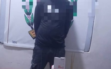 مكافحة المخدرات بالمهرة تضبط مروجاً للمواد المخدرة في أحد فنادق الغيضة