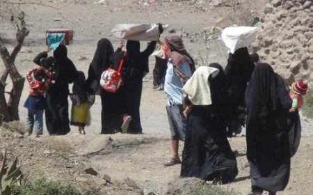 عدد مهول للنازحين في اليمن خلال أسبوع فقط