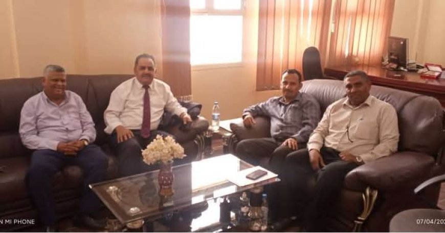 باسردة يبحث مع نائب مدير الاتحاد العربي للتطوع عدد من المواضيع المشتركة بين الجانبين