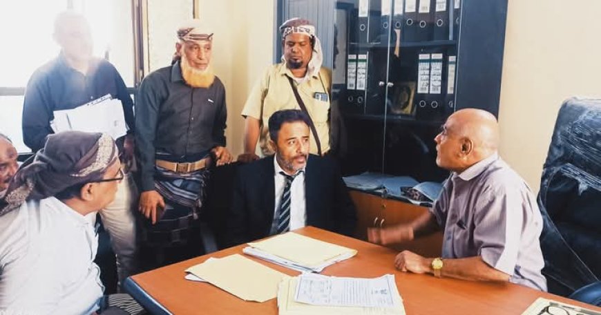 رئيس تنفيذية انتقالي أبين يزور محكمة الاستئناف بالمحافظة