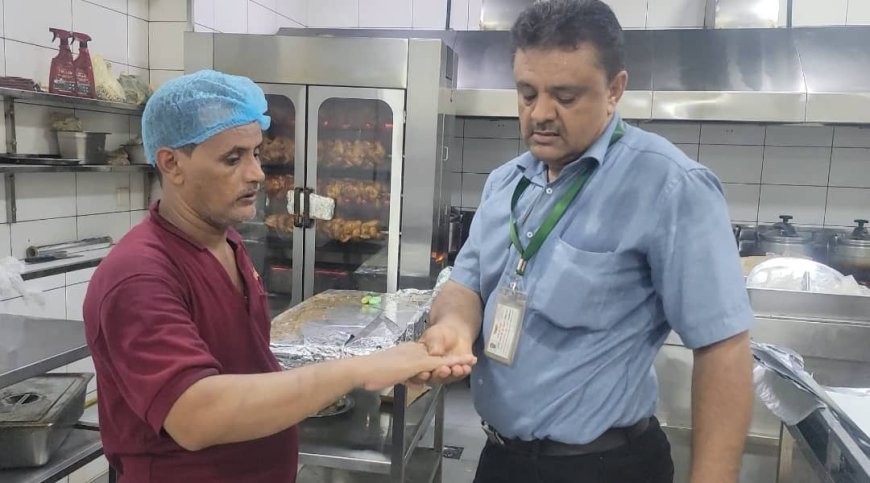 بتوجيهات مدير عام المديرية أحمد الداؤودي..تنفيذ حملة ضبط المطاعم والبوفيهات المخالفة للإشتراطات الصحية في المنصورة