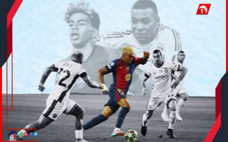 بالفيديو.. لامين يامال (يحطّم) مبابي ويكتب تاريخا جديدا في دوري أبطال أوروبا