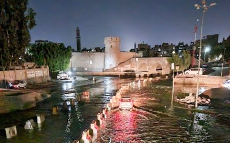 انتشال جثتي طفلتين جرفتهما السيول في صنعاء 