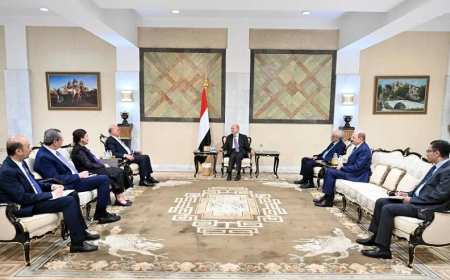 الرئيس العليمي يتلقى دعوة رسمية من نظيره العراقي لزيارة بغداد