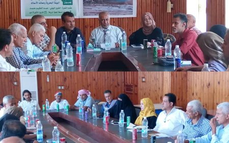 مؤسسة صدف البيئية التنموية تنفذ في البريقة ندوة حول التغيرات المناخية وأثرها على البيئة البحرية ومصائد الاسماك