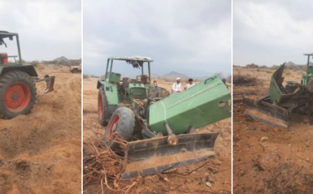 تعز.. نجاة مواطن واعطاب حراثة بانفجار لغم حوثي في مقبنة