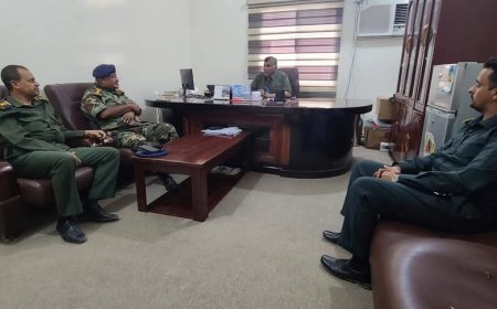 العميد المنهالي يزور إدارة البحث الجنائي ويشيد بجهودها في ضبط المخالفين