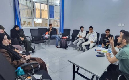 بيت الصحافة وتكتل وهج يختتمان دورة تدريبية حول أساسيات الأداء الصوتي بتعز