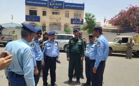 اللواء بامشموس يدعو إلى تضافر الجهود لتحقيق السلامة المرورية في مأرب