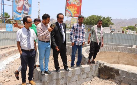 الزهري يتفقد بدء أعمال إعادة تأهيل وتطوير جولة البجع بخورمكسر