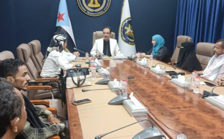 باعوم يلتقي بقيادات شبابية من لحج ويُعلن الترتيب لإشهار فرع الاتحاد المدني لمكافحة الفساد بالمحافظة