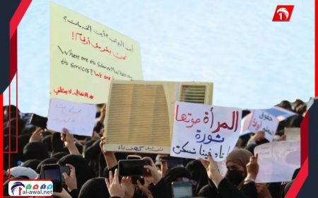 (ثورة النسوان) النسخة الثانية.. نساء عدن ينتفضن في ساحة العروض للمطالبة بالخدمات