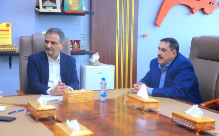 رئيس اللجنة الوطنية للتحقيق يبحث مع محافظ عدن أوضاع السجناء وملفات حقوق الإنسان