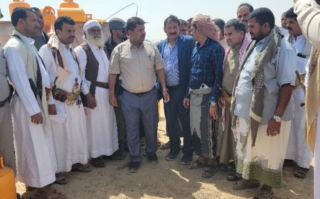 الشركةاليمنية للغاز تباشر مشروع استبدال اسطوانات الغاز التالفة بمأرب.