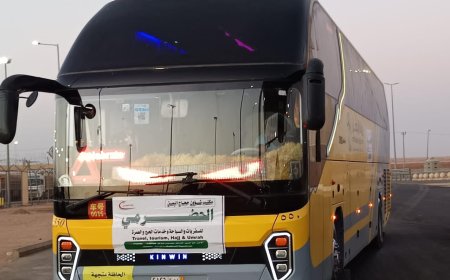 بأحدث الحافلات.. الأوقاف تنقل حجاج اليمن من المدينة المنورة إلى مكة المكرمة
