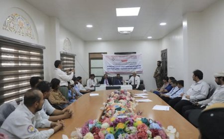 الوكيل الغتناني يُدشّن تسليم جمرك ميناء شحن  أجهزة للوقاية الإشعاعية ويفتتح دورة تدريبية متخصصة للكادر العامل بالمنفذ