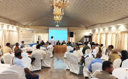 وزارة التربية بعدن تقيم ورشتي عمل خاصة بتقييم مشروع التغذية المدرسية (الوجبتين الخفيفة والمطهية) وأثرهما على الطلاب المستفيدين