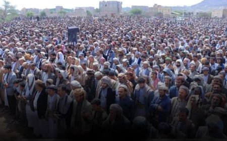 تشييع الشيخ ناجي جمعان في صنعاء وسط حضور قبلي واسع