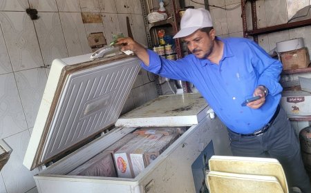 تدشين حملة مراقبة النظافة وتتطبيق الاشتراطات الصحية بمديرية المعلا