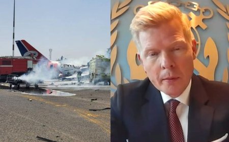 المبعوث الأممي: الغارات على مطار صنعاء وتدمير الطائرة الأخيرة تحرم اليمنيين من وسيلة سفرهم إلى الخارج