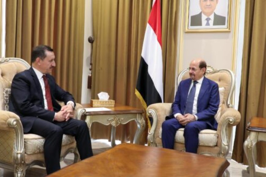 وزير الخارجية يلتقي القائم بأعمال السفارة التركية لدى اليمن