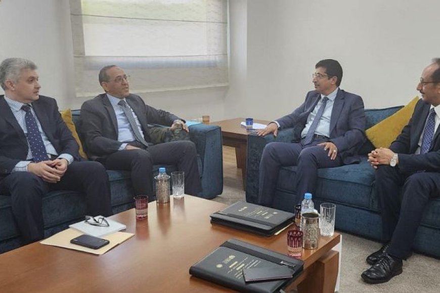 بجاش يبحث مع مسؤولين في الخارجية المغربية تعزيز العلاقات الثنائية وتنسيق المواقف الدولية