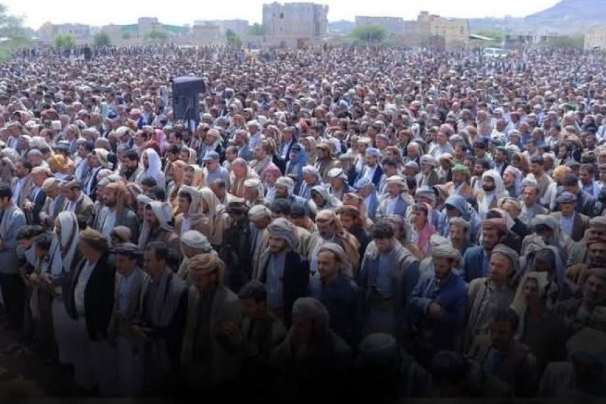 تشييع الشيخ ناجي جمعان في صنعاء وسط حضور قبلي واسع