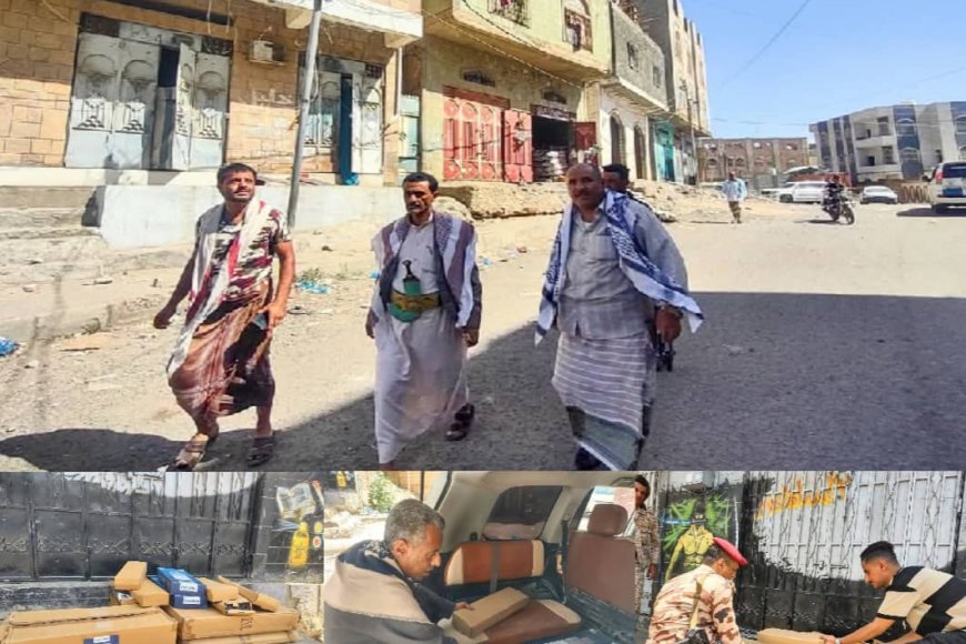مديرية القاهرة بتعز تزوّد حي الروضة بإنارات شمسية لتعزيز الأمن المجتمعي