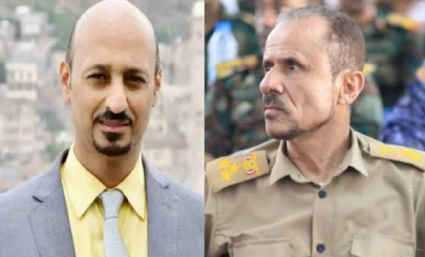 مدير عام مديرية القاهرة يعزي مستشار قائد محور تعز في استشهاد نجله