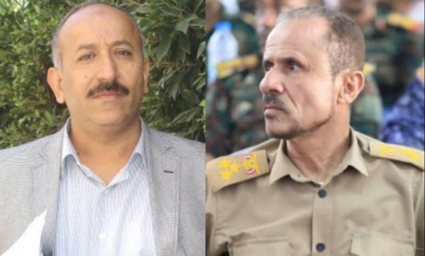 البرلماني علي المعمري يعزي العميد عبده فرحان في استشهاد نجله البطل عمر