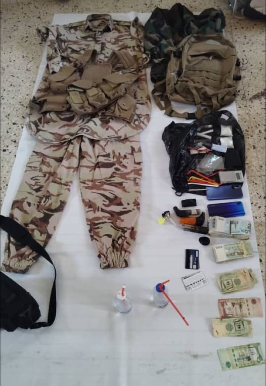 إدارة مكافحة المخدرات بساحل حضرموت تضبط أحد أخطر مروجي الشبو والحشيش