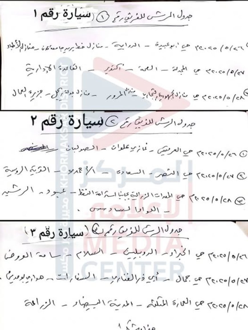 الزهري يوجّه بتكثيف حملات الرش الضبابي في أحياء خورمكسر