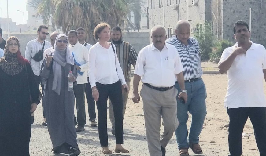 الشكلية يلتقي وفد الوكالة الألمانية للتعاون الدولي Giz ويطلعه على احتياجات المعاهد التقنية والمهنية بالعاصمة عدن