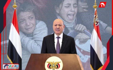 الرئيس العليمي: جرائم إسرائيل في غزة تستوجب موقفًا دوليًا صارمًا