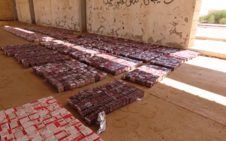 كتيبة أمن الوديعة تحبط تهريب مليونًا وخمسة آلاف قرص مخدر كانت في طريقها إلى السعودية مخبأة في شاحنة تبريد