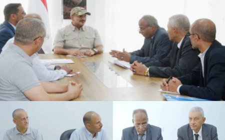 طارق صالح يترأس اجتماعاً مشتركاً لمناقشة الخطة التنفيذية لإعداد المخطط العام لمدينة الخوخة