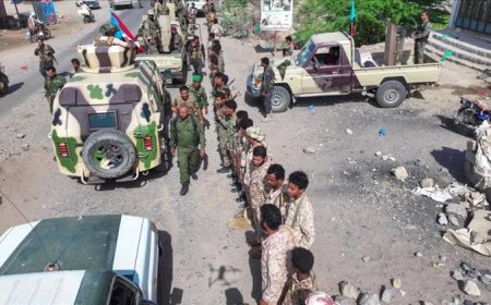 الحزام الأمني في الضالع يتسلم نقاط الفاخر ويؤمن الخط الرابط بين عدن وصنعاء