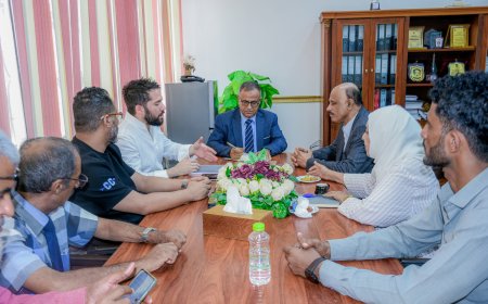 جامعة عدن ومنظمة مهاد تبحثان سبل تعزيز مجالات التعاون المشترك