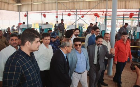 وزير النفط والمعادن يدشّن إعادة تشغيل منشأة غاز بروم بعد استكمال المرحلة الأولى من تأهيلها