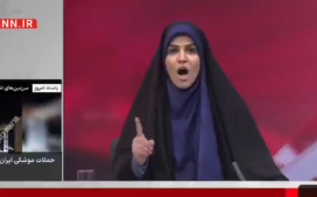 ما مصير المذيعة الإيرانية بعد هروبها من القصف الإسرائيلى للتليفزيون الرسمي الإيراني
