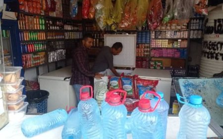 حملة مراقبة وضبط المخالفين لبيع المياه الصحية في المعلا 