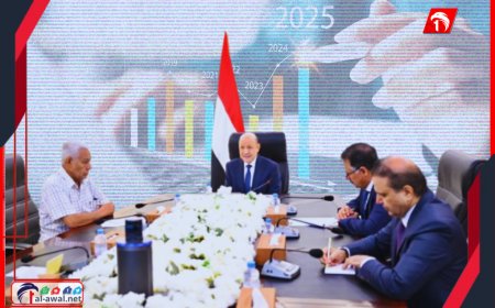 الرئيس العليمي: مواجهة التحديات الاقتصادية والخدمية أولوية قصوى لمجلس القيادة والحكومة