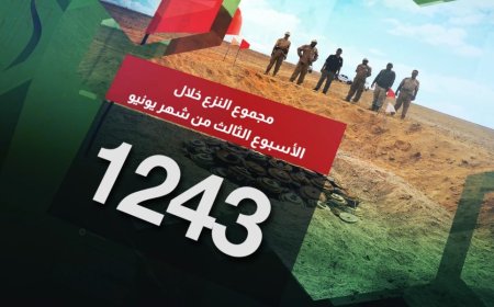 الفرق الهندسية لمشروع مسام تنزع "1243" لغمًا في الأراضي اليمنية خلال الأسبوع الثالث لشهر يونيو