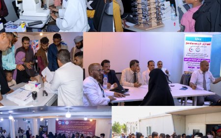 تدشين المخيم الطبي المجاني الثاني لتصحيح حَوَل العين في المخاء وسط إقبال غير مسبوق