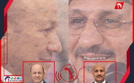 اتصال طارق صالح بالرئيس العليمي.. رسالة تؤكد تماسك المكونات الوطنية وتفنّد مزاعم الخلاف