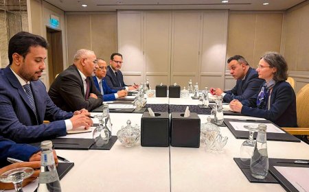 اللواء الزُبيدي يبحث مع السفيرة الفرنسية جهود دعم الاقتصاد والتنمية في اليمن